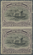 * Nordborneo: 1894 8c. Black & Dull Purple Vertical Pair, IMPERFORATED BETWEEN, Mounted Mint, Slightly - Noord Borneo (...-1963)