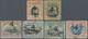 O Nordborneo: 1899, Pictorial And Coat Of Arms Definitives Set Of 15 Surcharged '4 CENTS' Incl. 50c. B - North Borneo (...-1963)