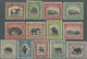 * Nordborneo: 1909/1923, Pictorial Definitives Complete Set Of 13 Mint Hinged, SG. £ 375 - Noord Borneo (...-1963)