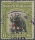 O Nordborneo: 1916, Pictorial Definitive 6c. 'Sumatran Rhinoceros' With CROSS Opt. In Carmine (matt In - North Borneo (...-1963)