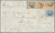 Br Singapur: 1874 Cover From Singapore To London Franked By Straits 1867 2c. Brown, 8c. Orange Vertical - Singapore (...-1959)