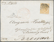 Br Singapur: 1881 Cover From Singapore To Bremen, Germany 'via Naples' Franked By 1867 8c. Orange With - Singapore (...-1959)