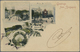 Br Singapur: 1899 Early Coloured Picture Postcard "Greetings From Singapore" Sent To Vienna, Austria, F - Singapour (...-1959)