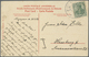 Singapur: 1907, Germany 5 Pf. Tied "Imp. German Navy Mails No. 43 22 9 07" To Ppc (Singapore South B - Singapore (...-1959)