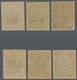 * Nordborneo: 1918, Pictorial And Coat Of Arms Definitives With Opt. Of A Red Cross And 'FOUR CENTS' C - North Borneo (...-1963)