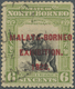 O Nordborneo: 1922, Malaya-Borneo Exhibition 6c. 'Sumatran Rhinoceros' With Opt. Variety 'Stop After E - North Borneo (...-1963)