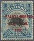 O Nordborneo: 1922, Malaya-Borneo Exhibition 10c. 'Wild Boar' With Opt. Variety 'Stop After EXHIBITION - North Borneo (...-1963)