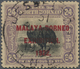 O Nordborneo: 1922, Malaya-Borneo Exhibition 24c. 'Dwarf Cassowary' (mauve) With Opt. Variety 'Stop Af - Noord Borneo (...-1963)