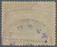 O Nordborneo: Japanese Occupation,  1942, "WAR TAX" Ovpt. On 1 C., Double Ovpt., Used Violet "Sandakan - North Borneo (...-1963)