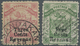 O Nordborneo - Stempelmarken: 1886, Coat Of Arms Definitives With Opt. 'Revenue' 3c. On 4c. Pink And 5 - Noord Borneo (...-1963)