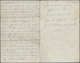 Br Singapur: 1858, Great Britain 1 D. Carmine With Numer "40" On Seaman Envelope With Handwritten Endor - Singapore (...-1959)