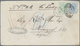 Br Singapur: 1868 Cover From Singapore To Niederuzwyl, Switzerland 'Via Trieste', Franked By Straits Se - Singapore (...-1959)