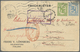 Br Singapur: 1928 "DEAD LETTER OFFICE SINGAPORE/16 MAY 28" Double Oval Datestamp In Red On Postcard Fro - Singapore (...-1959)