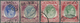 O Singapur: 1948 (ca.), KGVI Definitives $1 Blue/purple And $2 Green/scarlet POSTAL FORGERIES Perf. ~ - Singapore (...-1959)