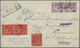 Br Malaiische Staaten - Straits Settlements: 1907, 2 X 3 C Dull Purple And 3 X 4 C Purple On Red KEVII, - Straits Settlements