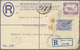 GA Malaiische Staaten - Kedah: 1930 (25. March), Registered Letter To The U.K. Via Penang. Franked 21ct - Kedah