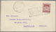 Br Malaiische Staaten - Kelantan: 1925, 6c. Claret, Single Franking On Cover To London, Oblit. By Machi - Kelantan