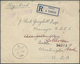 Br Malaiische Staaten - Penang: 1918, 4c. Dull Purple, Five Copies On Reverse Of Registered Cover From - Penang