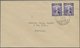 Br Malaiische Staaten - Sarawak: 1947, Cover Bearing Pair 5c Brooke Tied By KUCHING PQAUEBOT Datestamp. - Other & Unclassified