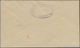 Br Malaiische Staaten - Sarawak: 1947, Cover Bearing Pair 5c Brooke Tied By KUCHING PQAUEBOT Datestamp. - Other & Unclassified