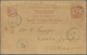 GA Malaiische Staaten - Selangor: 1892, Incoming Stationery Card 4a. Carmine From "PUKET 7/8 92"/Thaila - Selangor