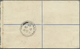 GA Malaiische Staaten - Selangor: 1908, 1c. Green And 3c. Brown Uprating A Registered Stationery Envelo - Selangor