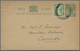 GA Malaiische Staaten - Selangor: 1936, 2 C KGV Stat. Card Uprated With Selangor Definitive 2 C Mosque - Selangor