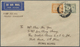 Br Malaiische Staaten - Selangor: 1936, 4c. Orange And 8c. Grey On First Flight Airmail Cover "FIRST AI - Selangor