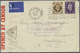 Br Malaiische Staaten - Selangor: 1942, (Feb. 2.) Air Cover To MALAYA Franked 1d., 2d. + 1/-KGVI For Ca - Selangor