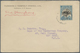 Br Nordborneo: 1919, 10c. Black/turquoise-blue, Single Franking On Cover With Sender's Imprint "Harriso - North Borneo (...-1963)