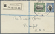 Br Nordborneo: 1928, Definitives "Views", 3c. Green/black And 12 C. Blue/black On Registered Cover Obli - Noord Borneo (...-1963)