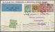 Br/ Singapur: 1933, Airmail Letter "By KLM 1st Sigapore-Amsterdam Direct Flight" Addressed To Birmingham - Singapore (...-1959)