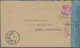 Br Singapur: 1948, BMA 10c. Purple On Cover 30JUL48 To Amman/Transjordan With Arrival Mark 15.9. On Rev - Singapore (...-1959)