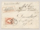 Österreich / Deutschland - R-Coverfront From HORIC With 5Kr Franz Joseph Eingeschrieben Vom Auslande über Bahnpost 20 - Brieven En Documenten