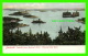 SPANISH POINT, BERMUDA - ISLANDS FROM SPANISH POINT, SHOWING DRY DOCK -  PUB. BY J. H. BRADLEY &amp; CO - - Bermudes