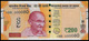 INDIA BANKNOTE, TWO HUNDRED RUPEES, 2017, UNC, SERIAL NUMBER MAY VARY - India