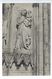 CPA Rouen Cathédrale Statues De La Vierge Intérieur Du Portail Des Libraires - Sculture