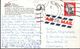 ! Postcard Memorial Hall Harvard University, Cambridge, Massachusetts, USA, 1965, Cars, PKW; KFZ, Voitures - Andere & Zonder Classificatie