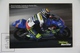 Embossed Advertising Postcard - Telefonica Movistar - Emilio Alzamora World Champion 125cc Motorcycle Racing - Motorbikes