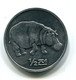 2002 North Korea 'Hippo' 1/2 Chon Coin - Korea, North