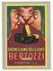 CARTOLINA PUBBLICITARIA CARTONCINO BERTOZZI PARMIGIANO REGGIANO Illustratore MAUZAN ACHILLE LUCIANO - Pubblicitari