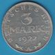 DEUTSCHES REICH 3 MARK 1922 A KM# 28 - 3 Mark & 3 Reichsmark