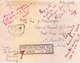 BURMA 1950 COMMERCIAL COVER - FOREIGN POSTAGE DUE MARKING AT TOUNGOO AND UNPAID MARKING AT CALCUTTA GPO - RARE & SCARCE - Myanmar (Burma 1948-...)