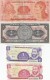 Lot Of 4 Different Banknotes Honduras #89b (2010) Mexico #59k (1969) Nicaraugua #167 And #168 (1991), VF-UNC - Alla Rinfusa - Banconote