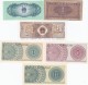 Lot Of 6 Different Asia Banknotes China #861b (1953) #881b (1980) Indonesia #90 #91 #92 (1964) South Korea #30 (1962) - Vrac - Billets