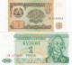 Lot Of  2 Different Banknotes Tajikistan #1 (1994) Transnistria #16 (1994) Both UNC - Mezclas - Billetes