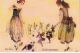 69089- MELA KOEHLER- PEOPLE JUMPING CORD, SIGNED ILLUSTRATION, REPRINT - Koehler, Mela