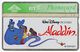 2 BT PHONECARDS : WALT DISNEY PICTURES - ALADDIN (20 UNITS) (USED) - Other & Unclassified