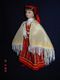 Delcampe - Porcelain Doll In Cloth Dress Of  Latvia Republic  - Russian Federation - Dolls