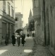 Suisse Rue De Sierre Vers L'eglise Ancienne Photo Stereo Amateur Possemiers 1910 - Stereoscopic